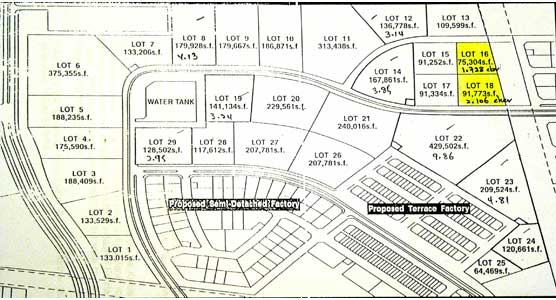 Nilai land layout